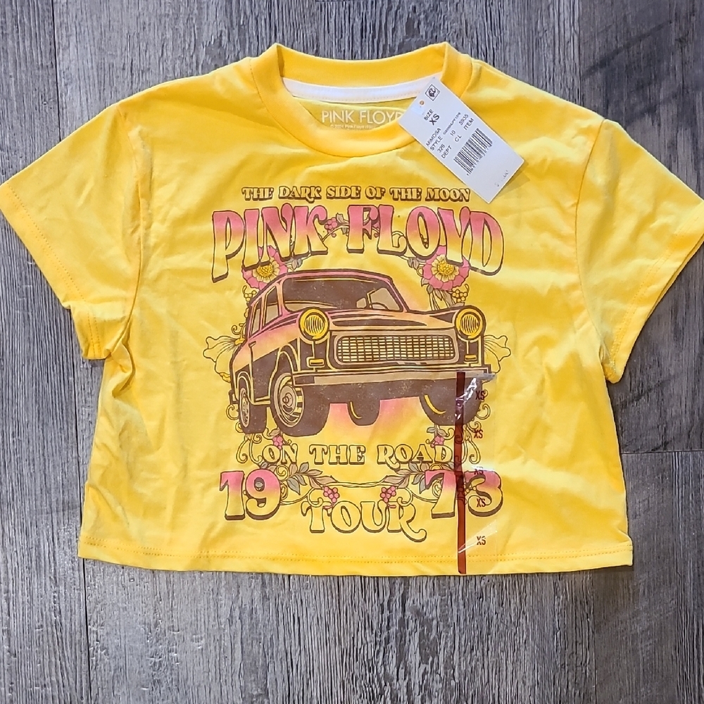 Pink Floyd Kids Yellow Tour Graphic Tee By Hybrid Apparel